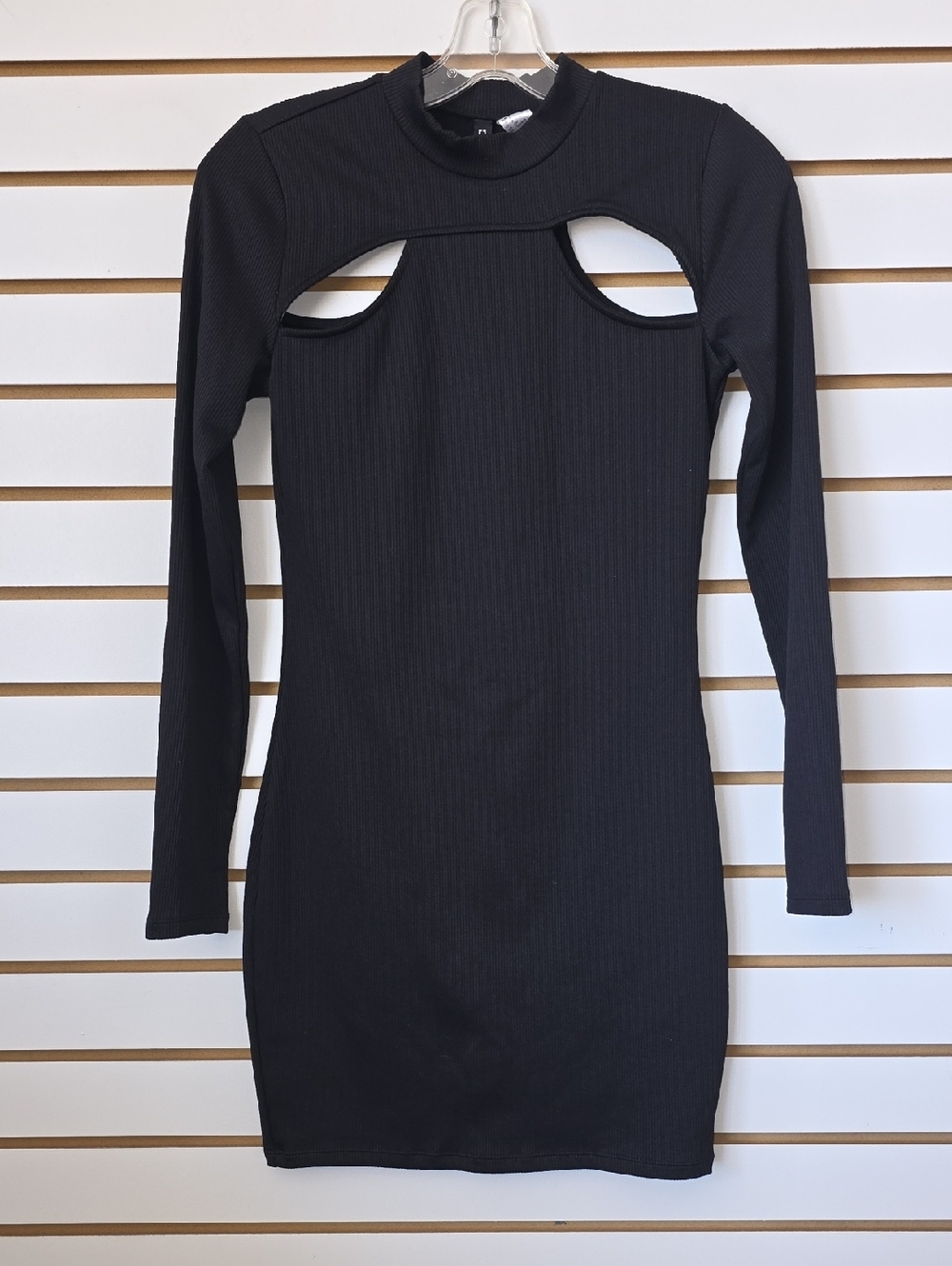Long Sleeve Cutout Bodycon Dress H&M Small